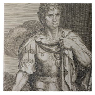 Carreau En Céramique Empereur de Nero Claudius César de l'ANNONCE de