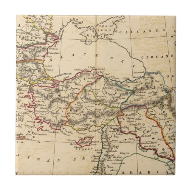 Carreau En Céramique Empire de tabouret (Devant)