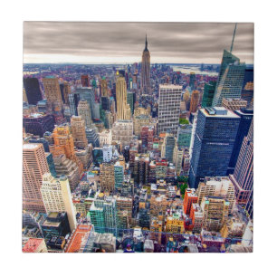 Carreau En Céramique Empire State Building et Midtown Manhattan