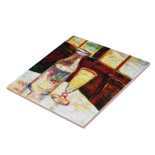 Carreau En Céramique Encore la vie Absinthe Van Gogh Art