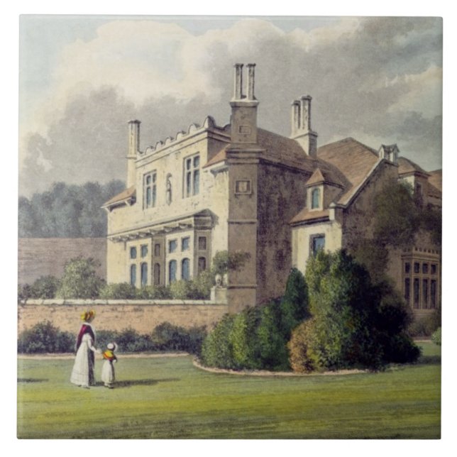 Carreau En Céramique Endsleigh, dépôt d'Ackermann du "des arts", (Devant)