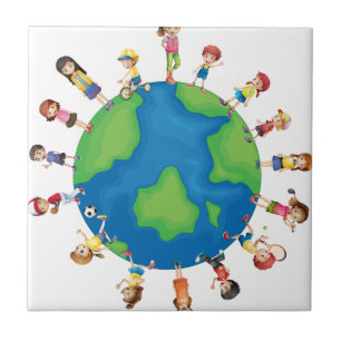 Carreau En Céramique Enfants