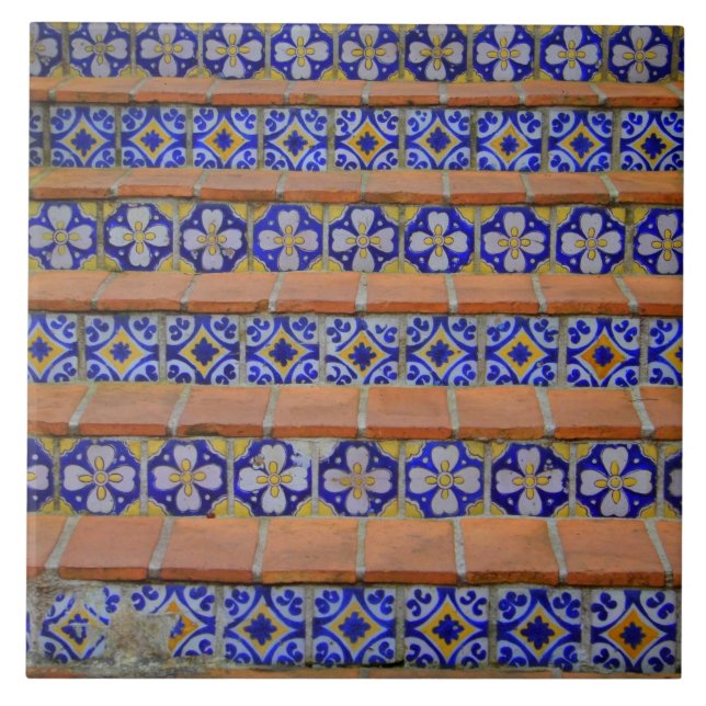 Carreau En Céramique Escaliers de mosaïque (Devant)