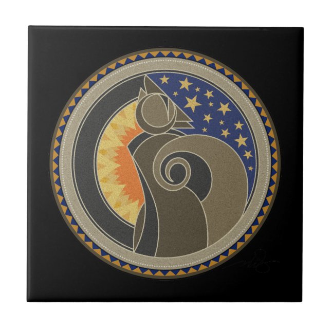 Carreau En Céramique Esprit De Coyote (Devant)