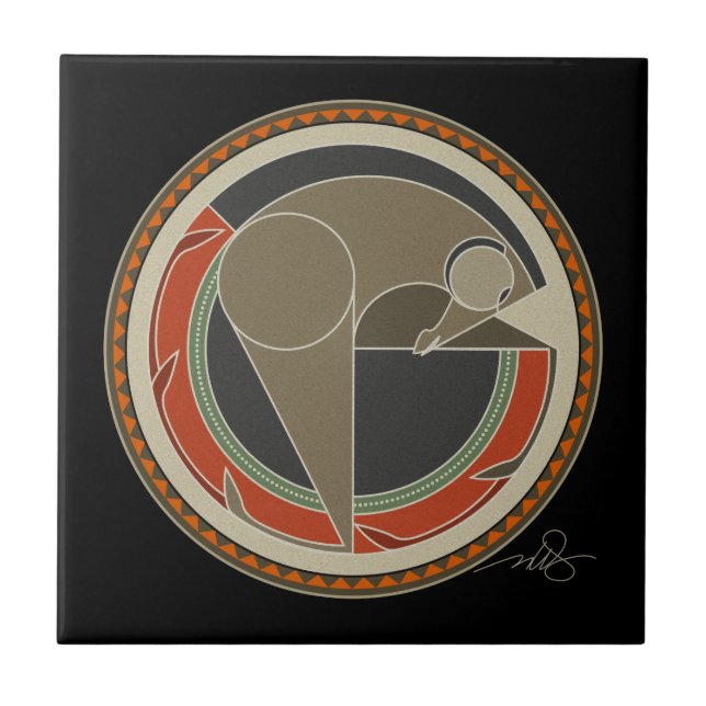 Carreau En Céramique Esprit du cheval (Devant)