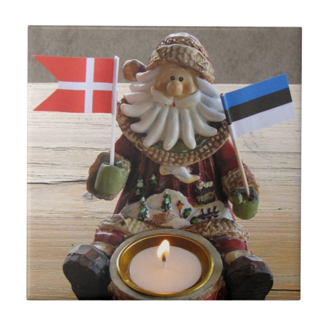 Carreau En Céramique Estonie, Danemark Carrelage de Noël ! (Devant)