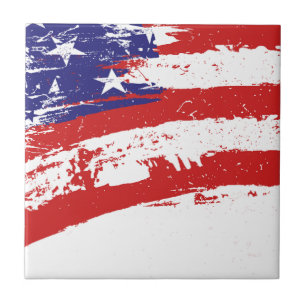 Carreau En Céramique États-Unis/American Star Flag, États-Unis