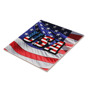Carreau En Céramique États-Unis - Drapeau Américain
