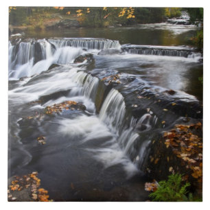 Carreau En Céramique États-Unis, Michigan, Upper Peninsula. Bond Falls