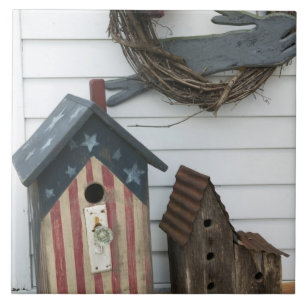 Carreau En Céramique États-Unis, Missouri, Herman : Niche à oiseaux pat