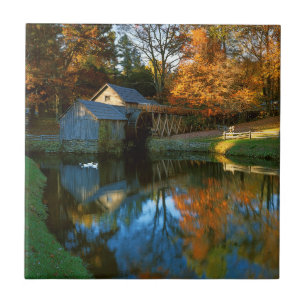 Carreau En Céramique États-Unis, Virginie, Blue Ridge Parkway, Mabry M