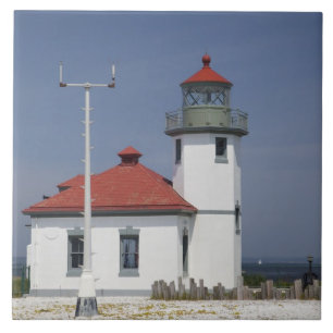 Carreau En Céramique États-Unis, Washington, Seattle, Alki Point Light