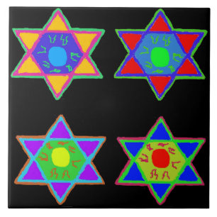 Carreau En Céramique Étoile de David