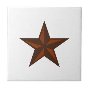 CARREAU EN CÉRAMIQUE ÉTOILE OCCIDENTALE