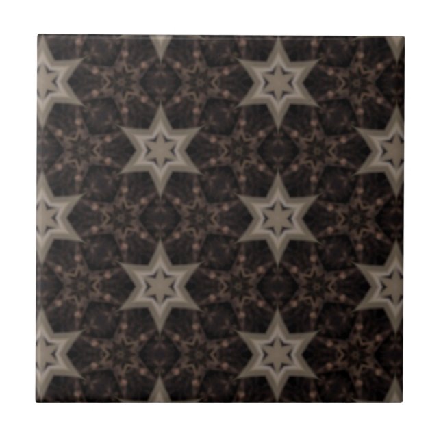 Carreau En Céramique Étoiles (Devant)