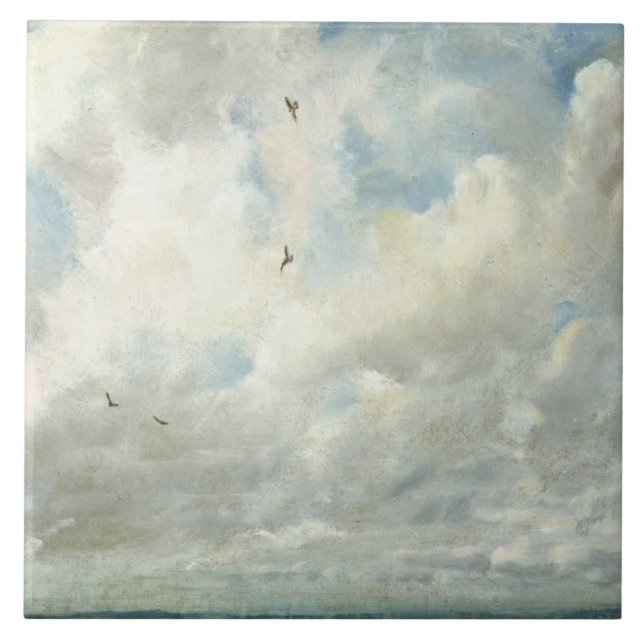 Carreau En Céramique Étude de nuage de John Constable |, 1821 (huile (Devant)