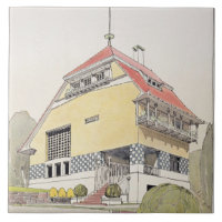 Étude pour la Chambre d'Olbrich, Darmstadt, de