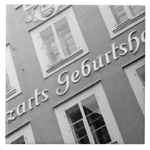 Carreau En Céramique Europe, Autriche, Salzbourg. Le lieu de naissance