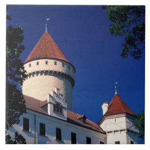 Carreau En Céramique Europe, château de Konopiste, République tchèque,