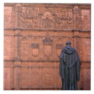 Carreau En Céramique Europe, Espagne, Salamanque. Armoiries et
