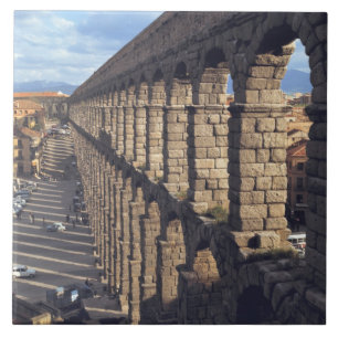 Carreau En Céramique Europe, Espagne, Ségovie. La lumière tardive jet