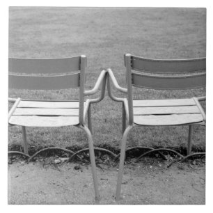 Carreau En Céramique Europe, France, Paris. Chaises, Jardin du 2