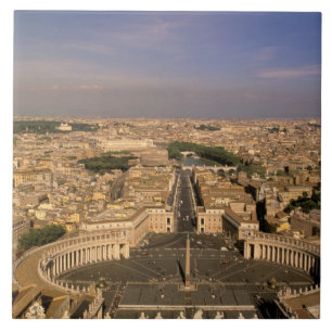 Carreau En Céramique Europe, Italie, Rome, Le Vatican. Vue de St.
