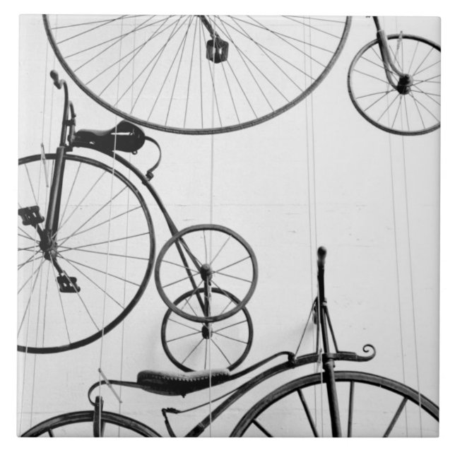 Carreau En Céramique Europe, Suisse, Lucerne. Écran de vélo, (Devant)