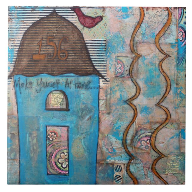 Carreau En Céramique Faites-Vous À La Maison (Devant)