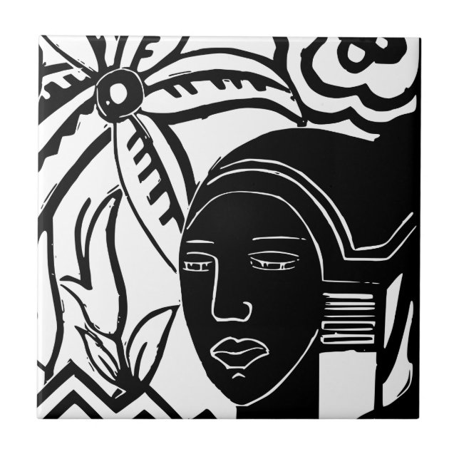 Carreau En Céramique Fantasme africain (Devant)