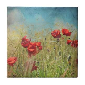 Carreau En Céramique Fantasy poppies