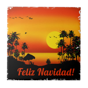 Carreau En Céramique feliz Navidad