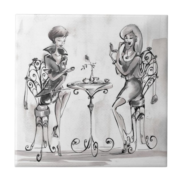 Carreau En Céramique Femmes (Devant)