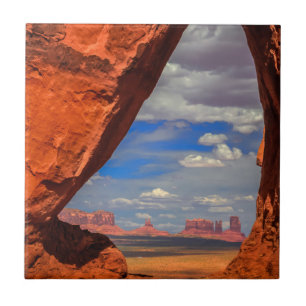 Carreau En Céramique Fenêtre de roche sur Monument Valley, AZ