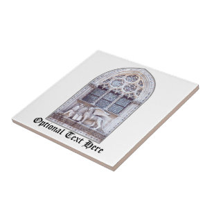 Carreau En Céramique Fenêtre en verre de Lion ailé San Marco