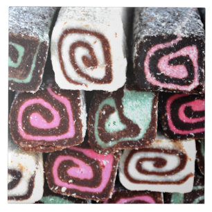 Carreau En Céramique Festins de petit pain de noix de coco