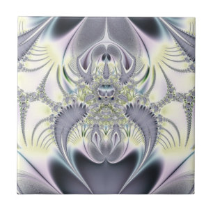 Carreau En Céramique Feuilles violettes