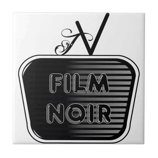 Carreau En Céramique Film Noir (Devant)