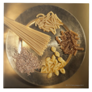 Carreau En Céramique Fine couche d'or avec des pâtes et des grains de