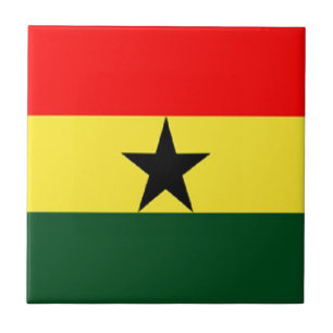Carreau En Céramique Flag du Ghana