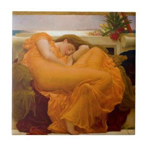 Carreau En Céramique Flamme Juin par Sir Frederic Leighton
