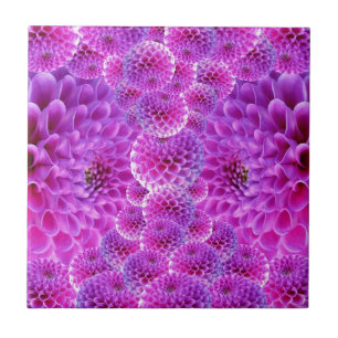 Carreau En Céramique Fleur de dahlia