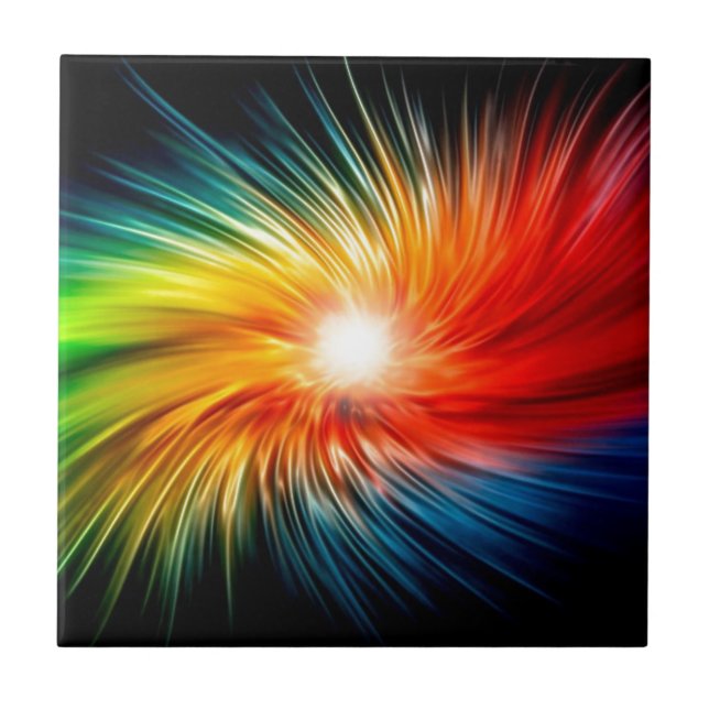 Carreau En Céramique Fleur de la vie (Devant)