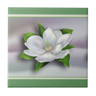 Carreau En Céramique Fleur de Magnolia