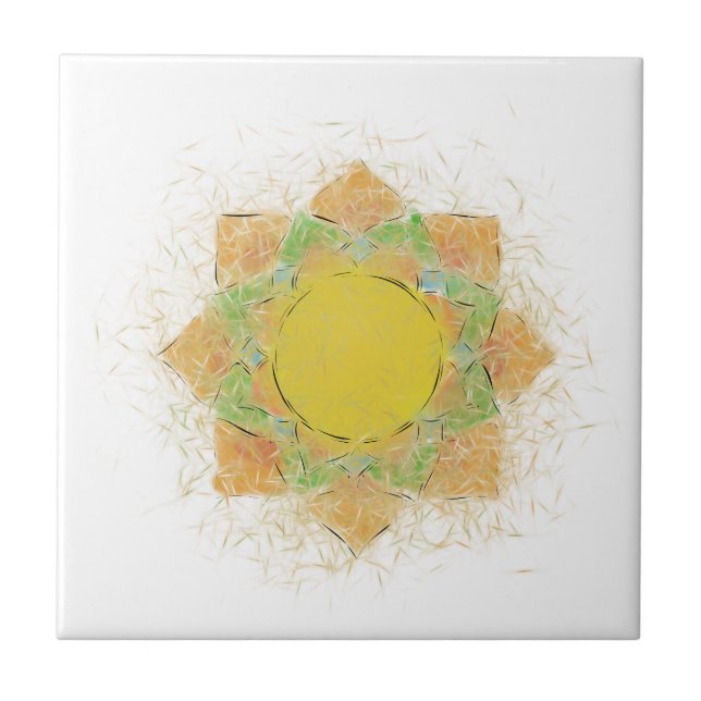 Carreau En Céramique Fleur Ethereal Lotus (Devant)