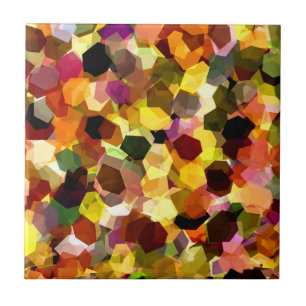 CARREAU EN CÉRAMIQUE FLEURS