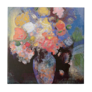 Carreau En Céramique Fleurs