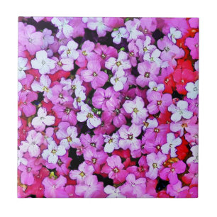 CARREAU EN CÉRAMIQUE FLEURS