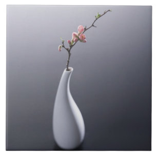 Carreau En Céramique Fleurs de cerisier dans le vase