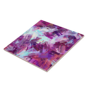 CARREAU EN CÉRAMIQUE FLEURS DE LAVENDER